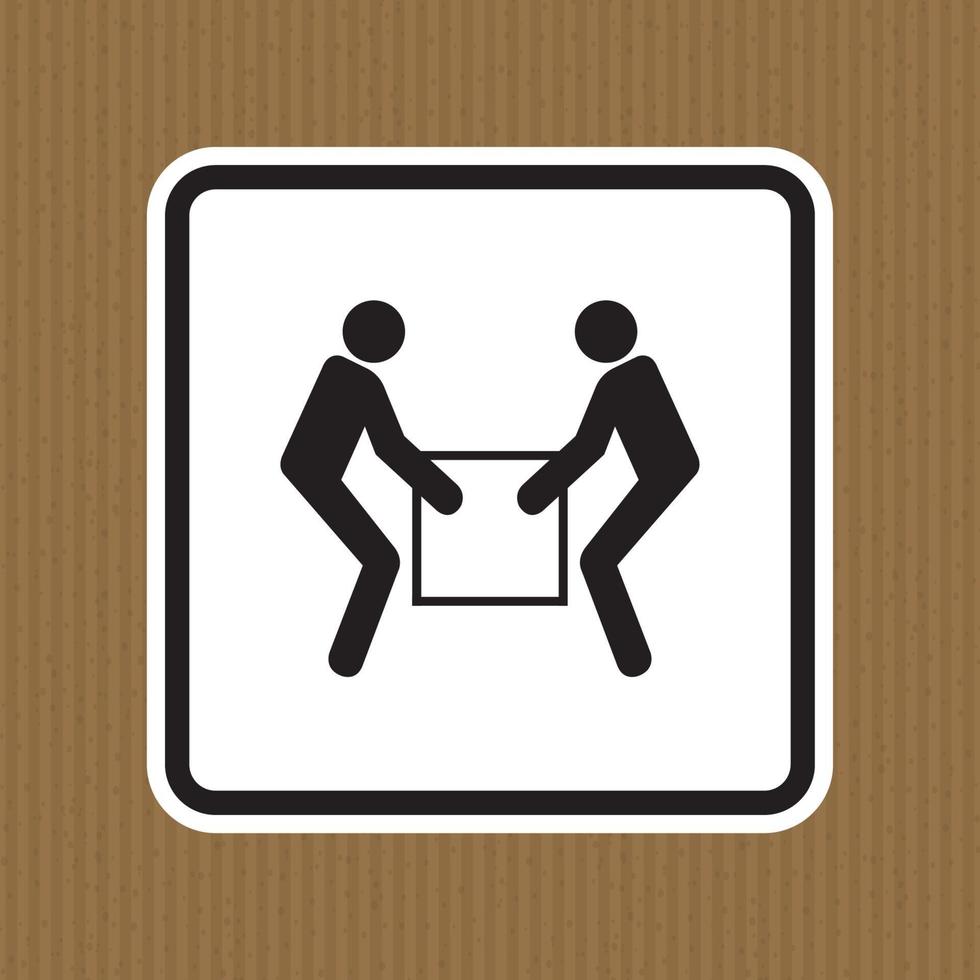 Utiliser deux personnes signe symbole ascenseur isoler sur fond blanc, illustration vectorielle eps.10 vecteur