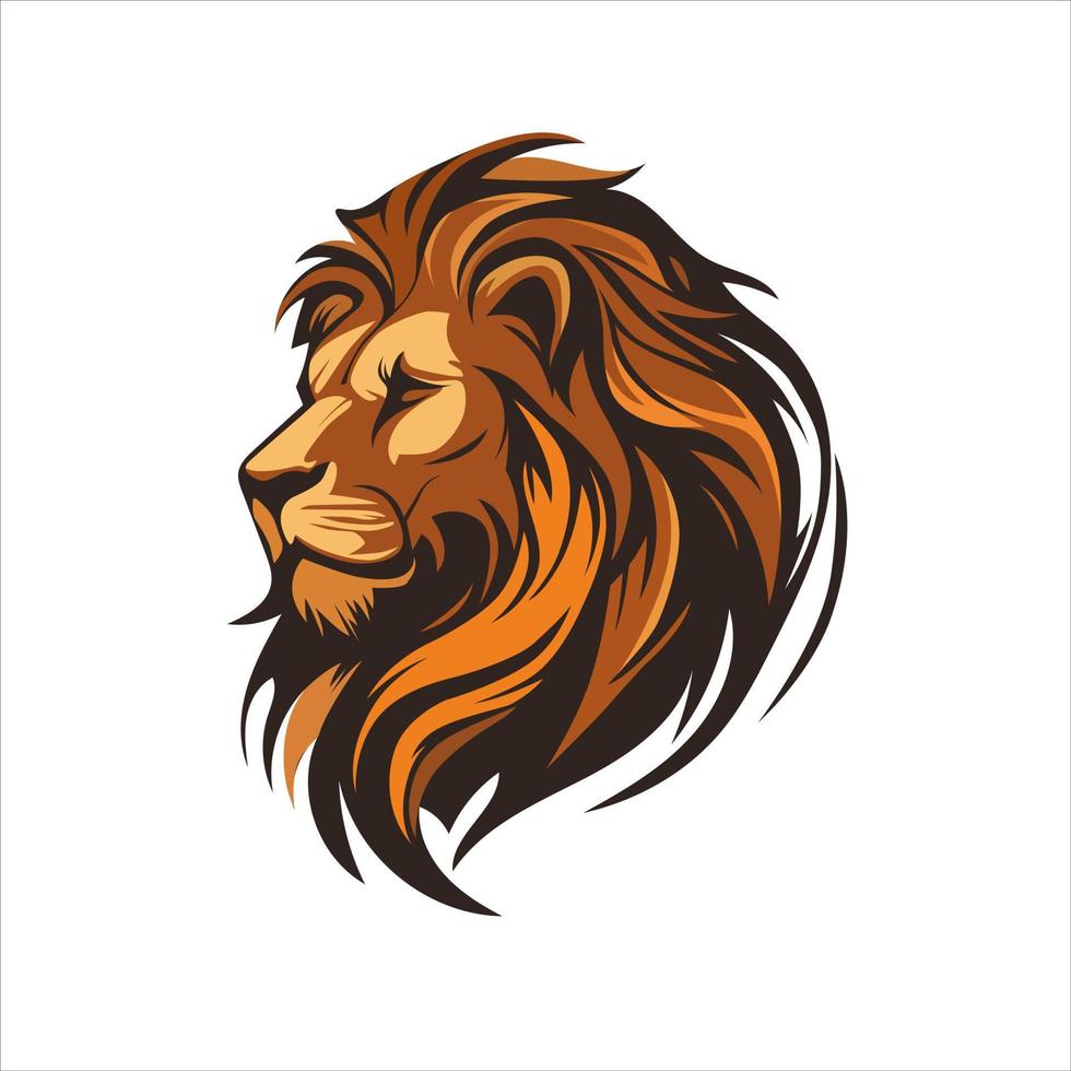 logo vectoriel tête de lion