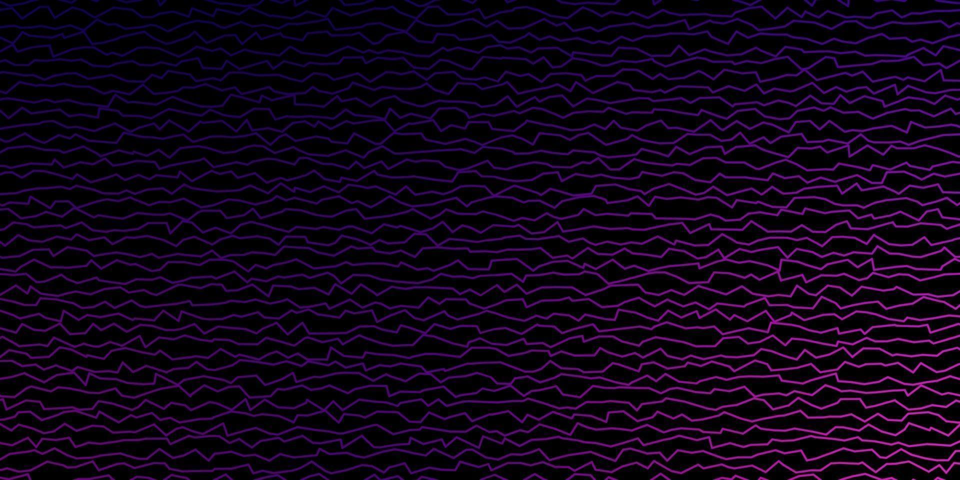 fond de vecteur violet foncé avec des lignes.