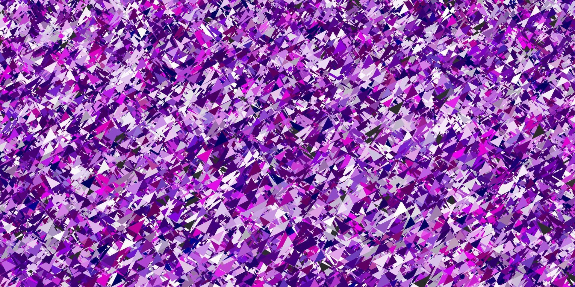 modèle vectoriel violet clair avec des formes polygonales.