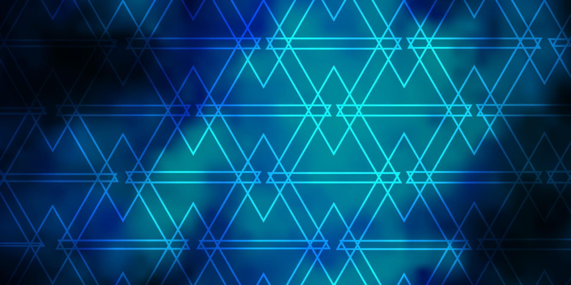 texture de vecteur bleu foncé avec un style triangulaire.