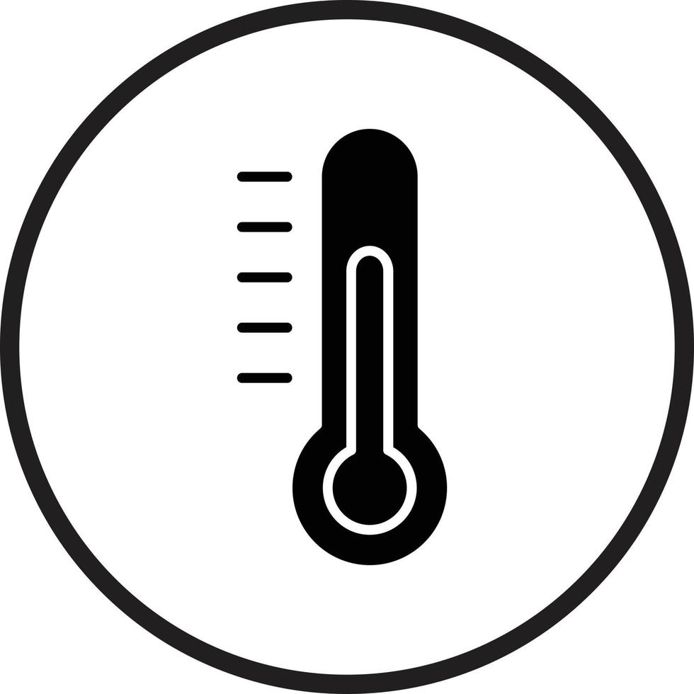 conception d'icône de vecteur de thermomètre