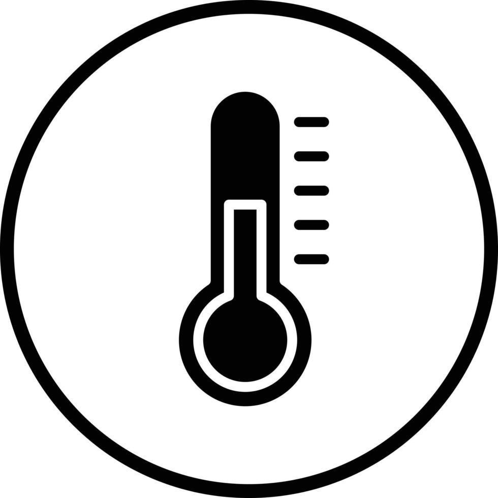 conception d'icône de vecteur de thermomètre