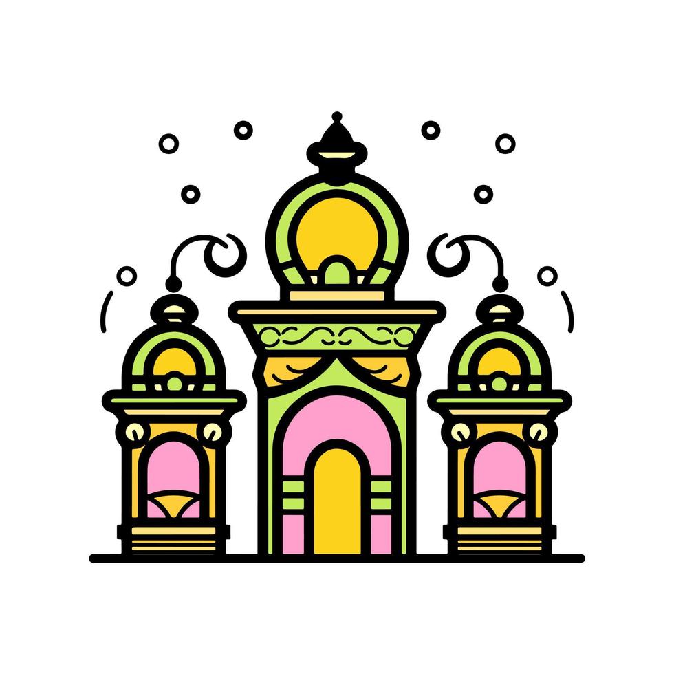 arabe lanterne illustration gratuit, lanterne icône vecteur, lanterne contour, coloré lanterne, Ramadan lanterne vecteur