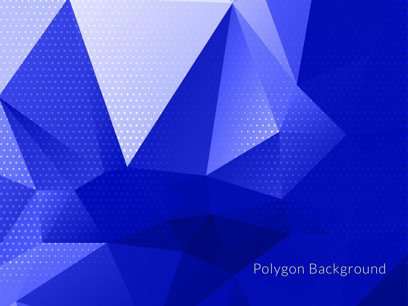 fond de polygone géométrique coloré moderne vecteur