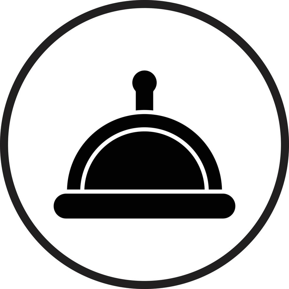 conception d'icône de vecteur de plateau de nourriture