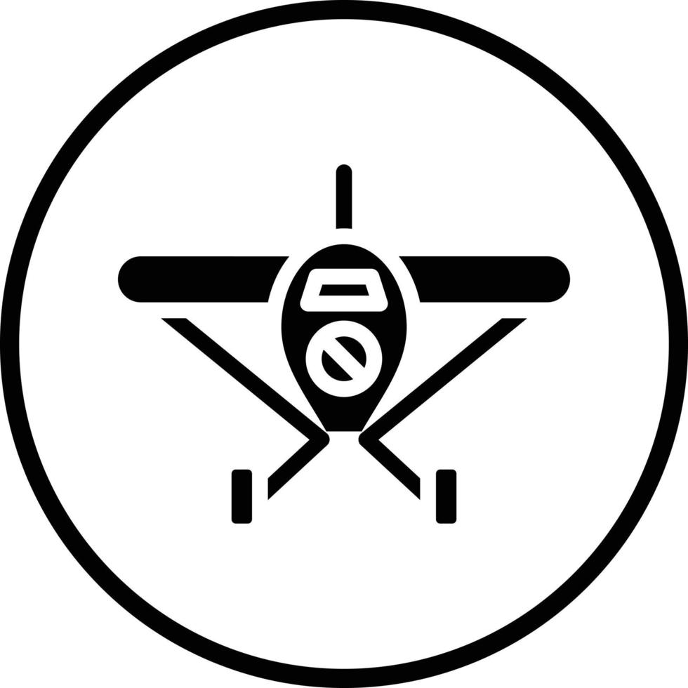 monoplan vecteur icône conception