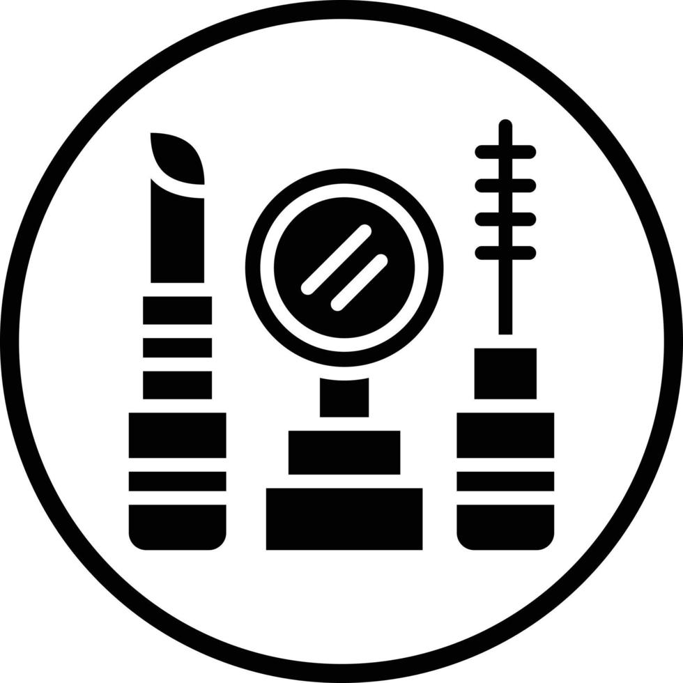 conception d'icône de vecteur de maquillage