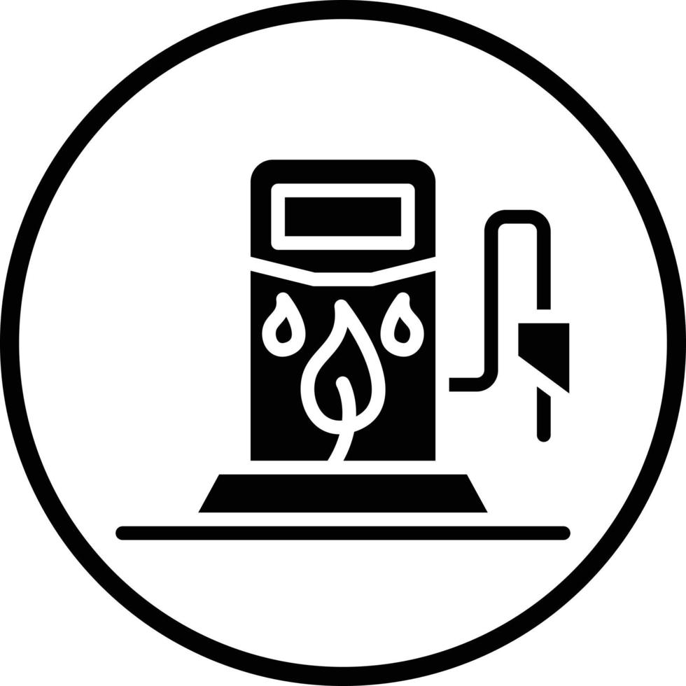 conception d'icône de vecteur de carburant écologique