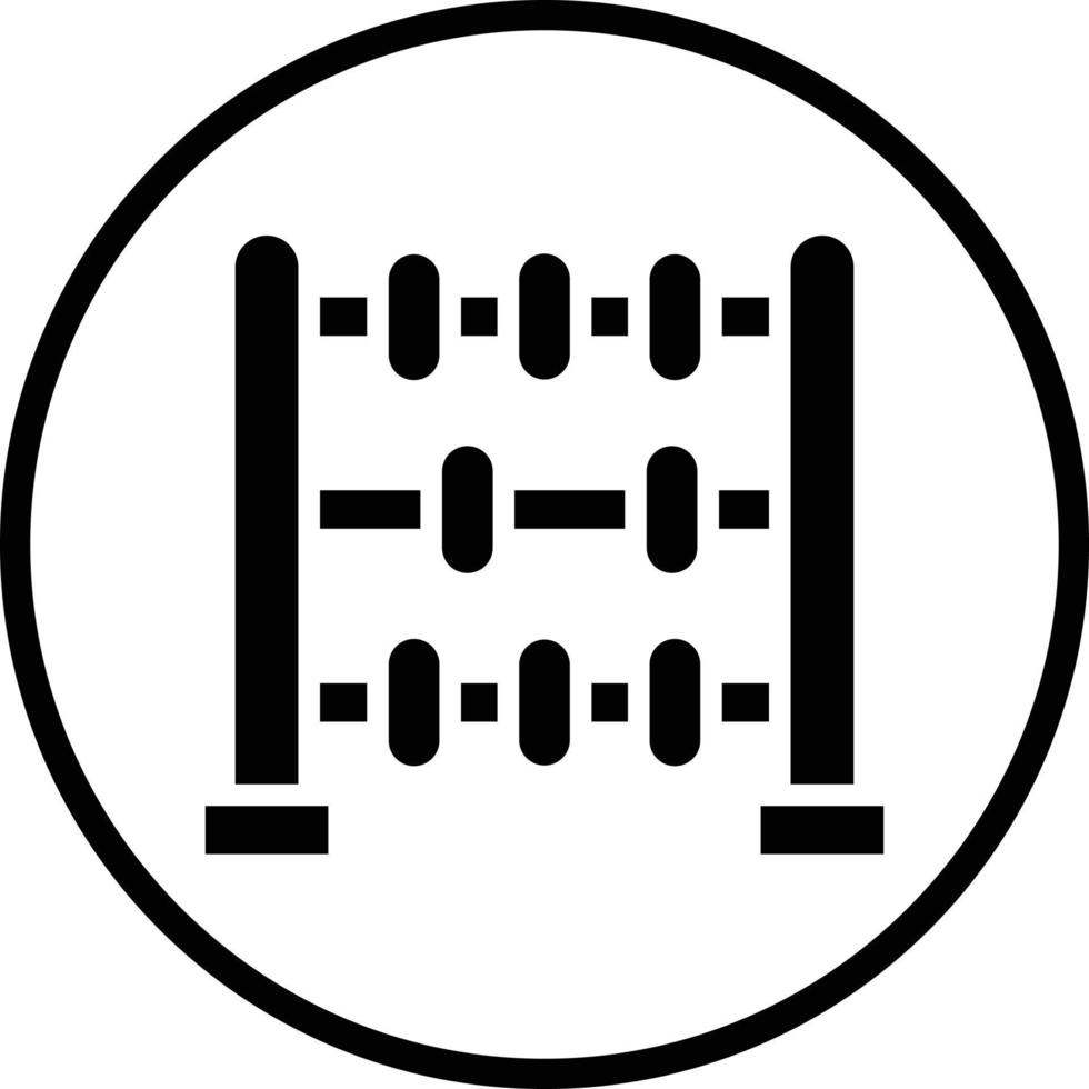 conception d'icône de vecteur de boulier