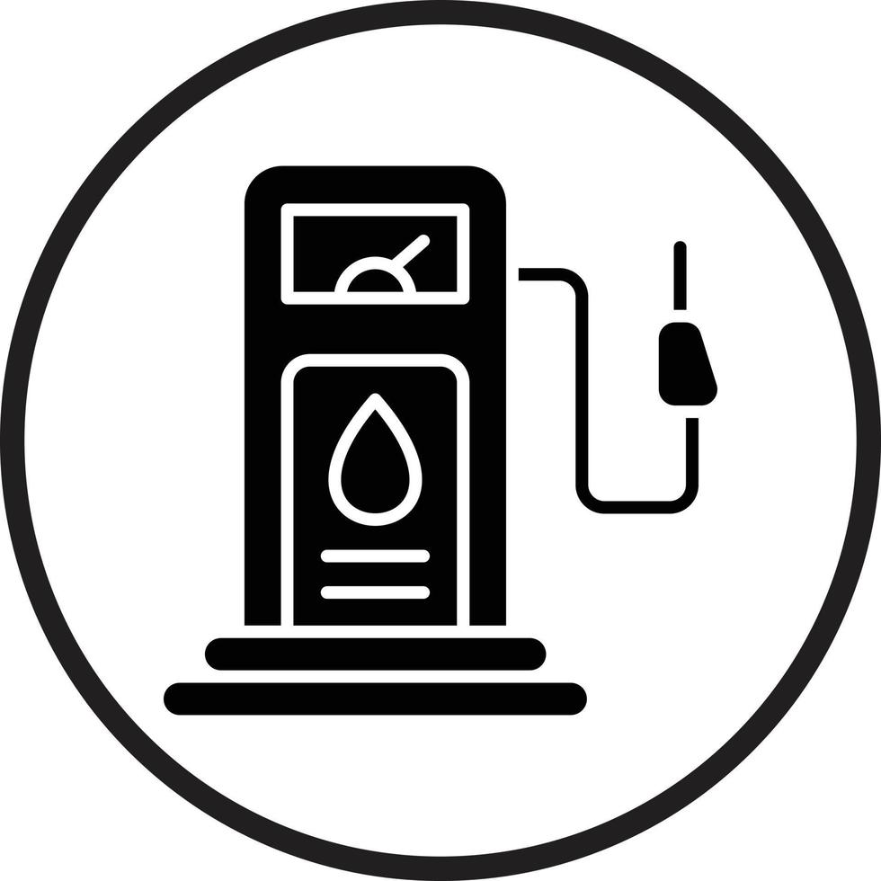 conception d'icône de vecteur de station-service