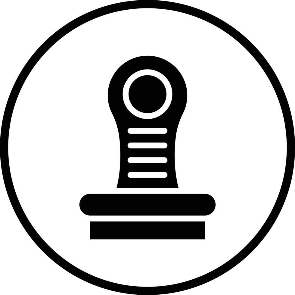 conception d'icône de vecteur de timbre