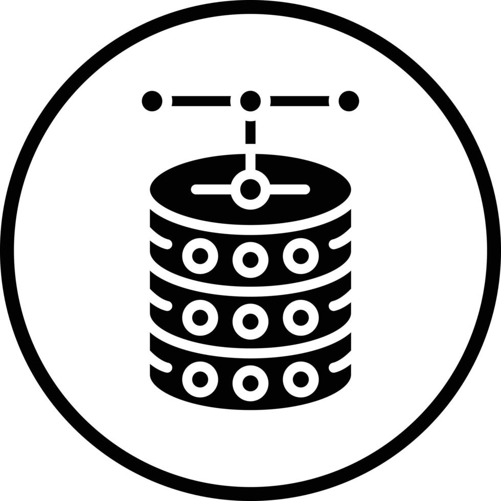 conception d'icône de vecteur de base de données