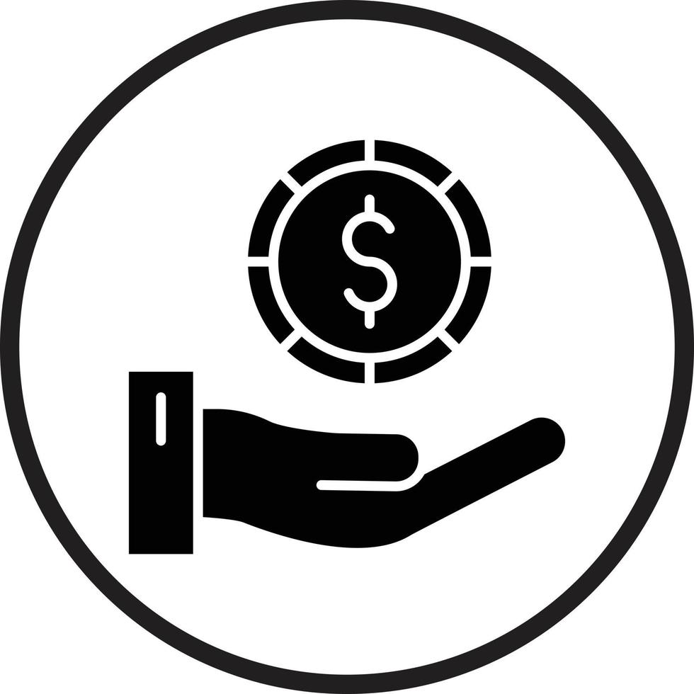 conception d'icône de vecteur de salaire
