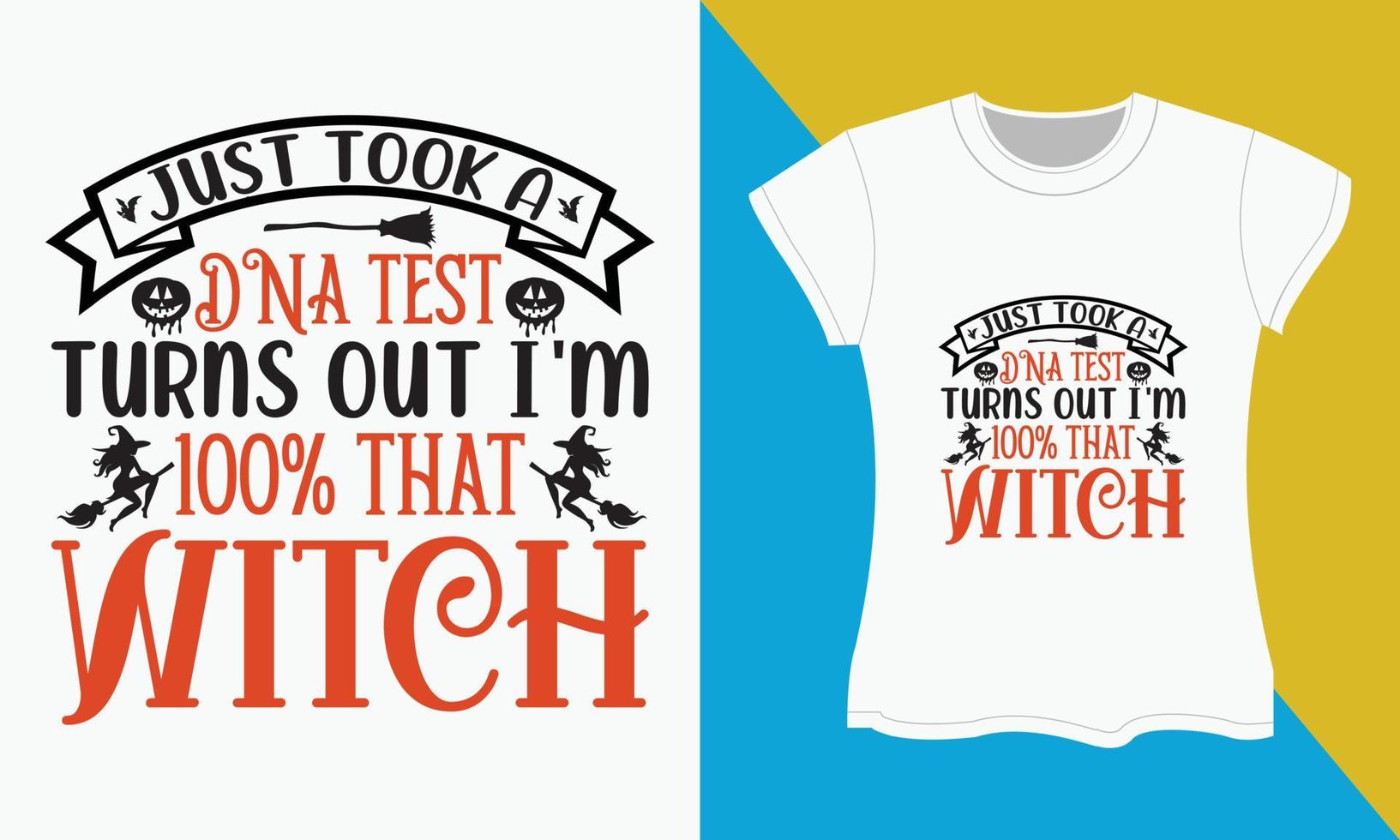 Halloween T-shirt conception, Halloween svg Couper des dossiers conception. juste a pris une ADN tester vecteur
