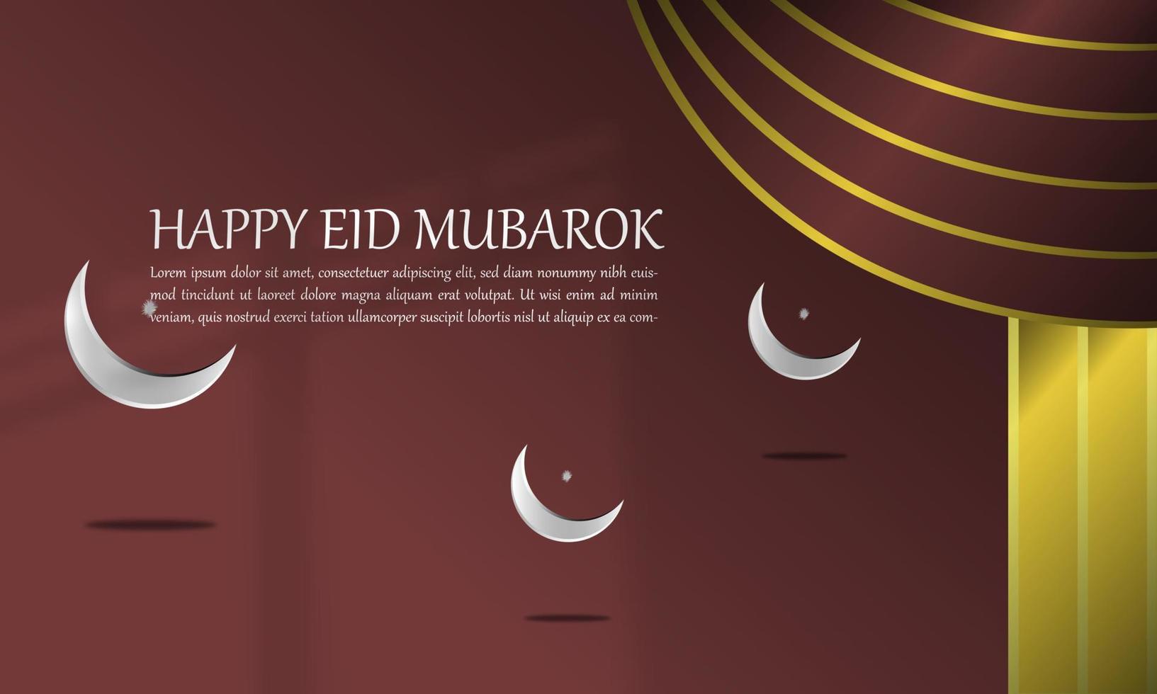 Ramadan hari raya abstrait Contexte avec pastel Couleur rideau thème avec Facile élégant islamique ornement attrayant eps dix vecteur