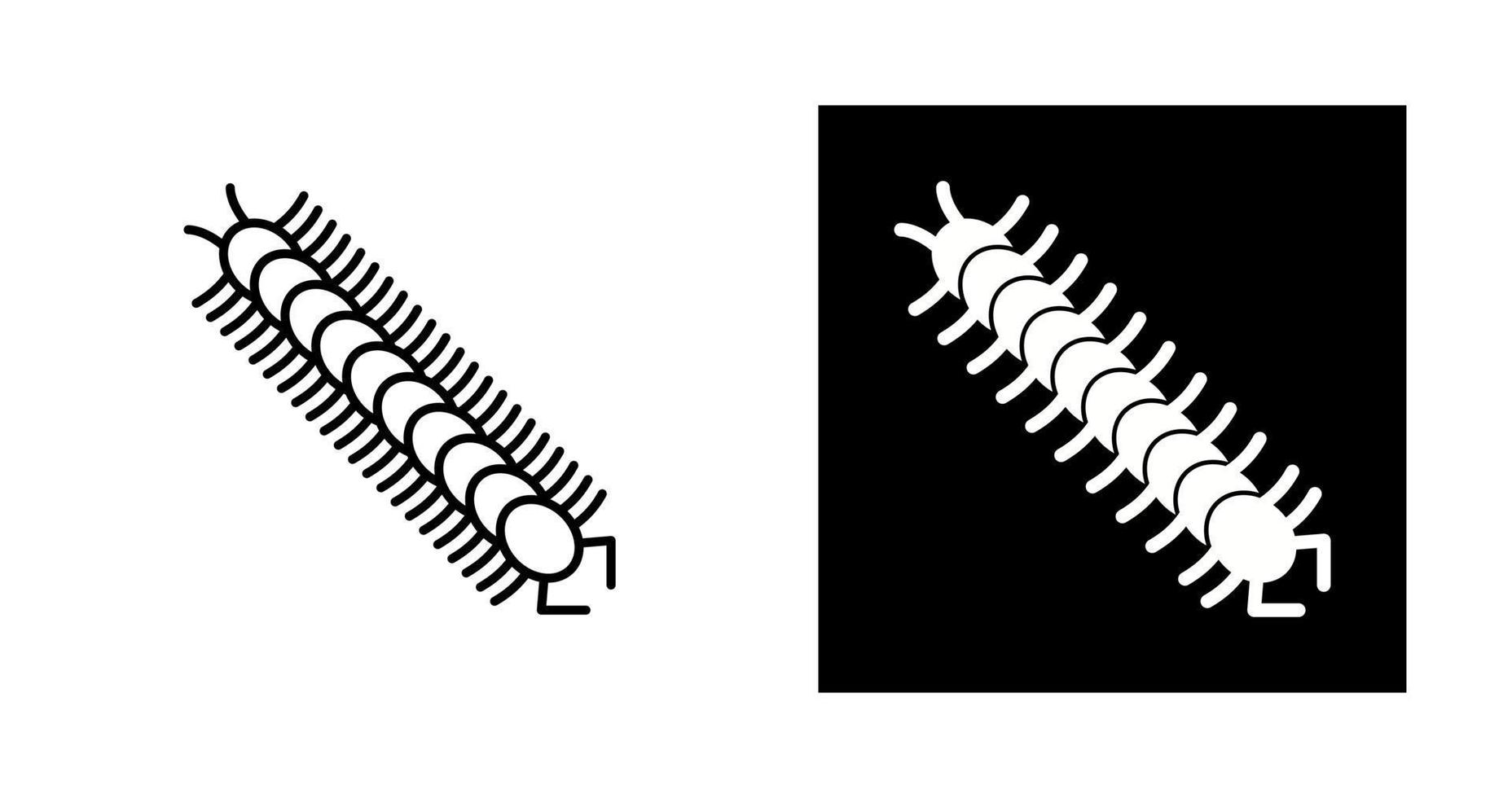 icône de vecteur de mille-pattes