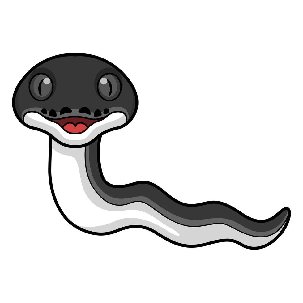 mignonne content albertissi serpent dessin animé vecteur