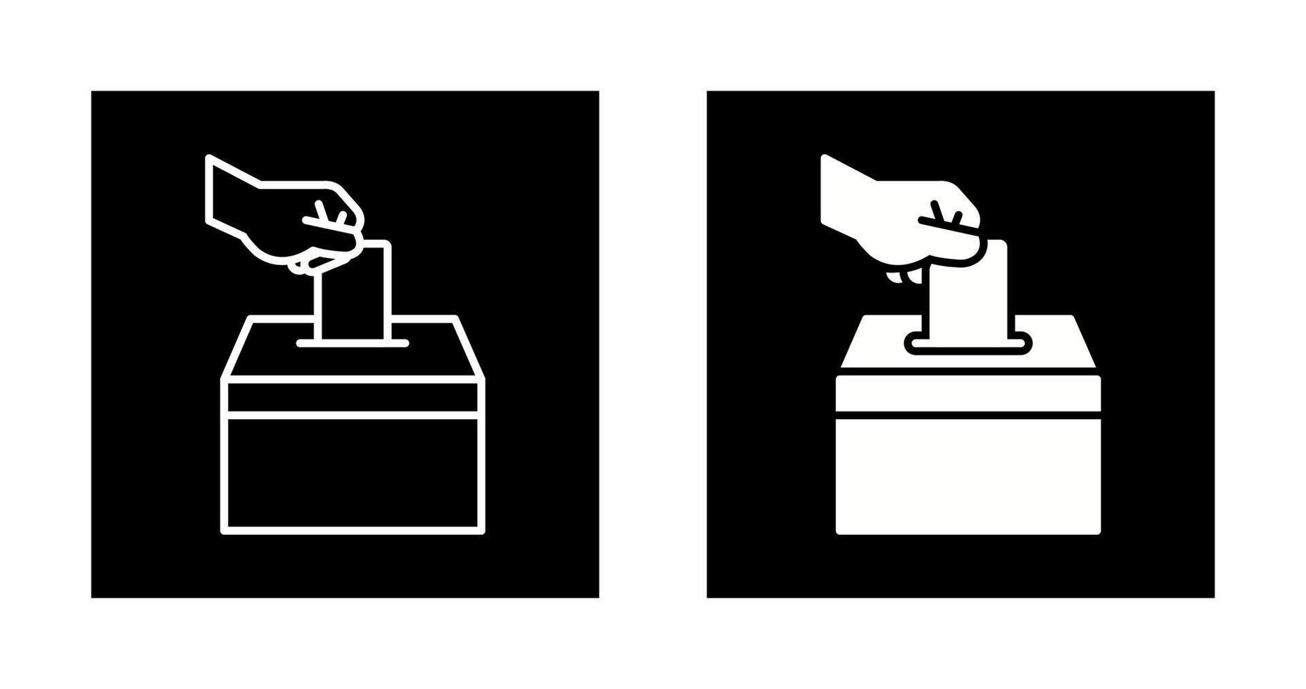 icône de vecteur de vote