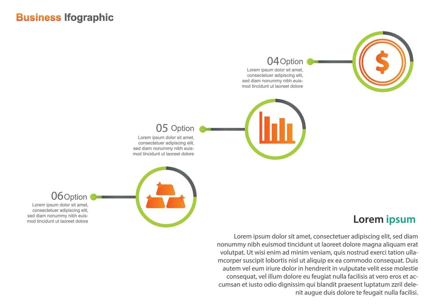 modèle de conception infograpic entreprise. infographie vectorielle. parfait pour le marketing, la promotion, l'élément de conception de présentation vecteur