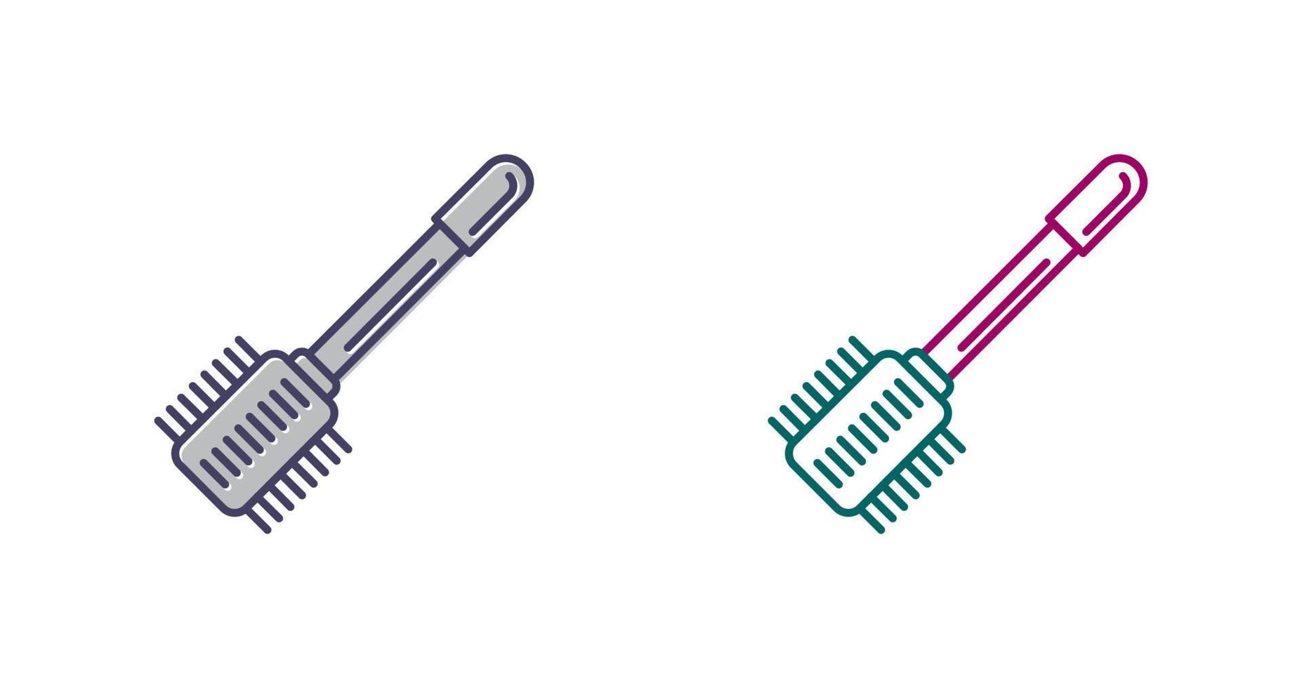 icône de vecteur de brosse de toilette
