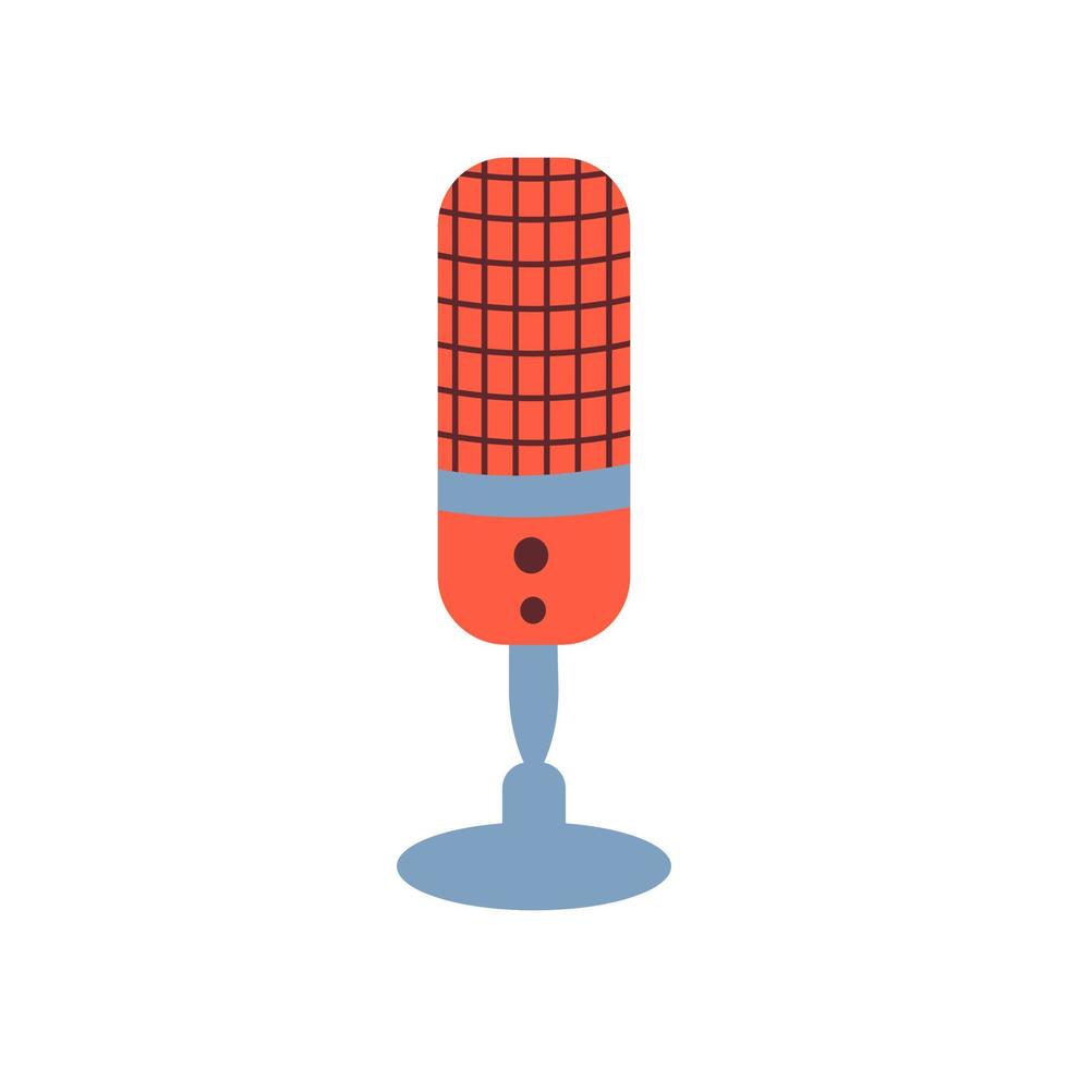 microphone signe. écoute à Podcast vecteur icône 2