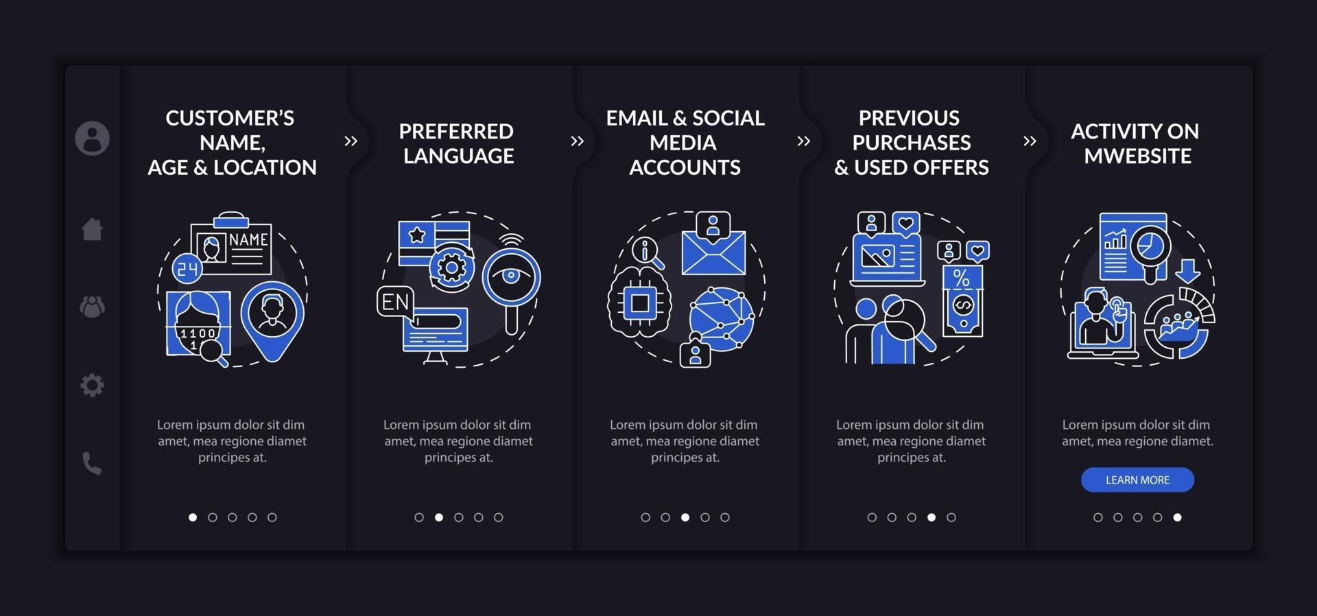 modèle de vecteur d'intégration de critères d'analyse de contenu intelligent