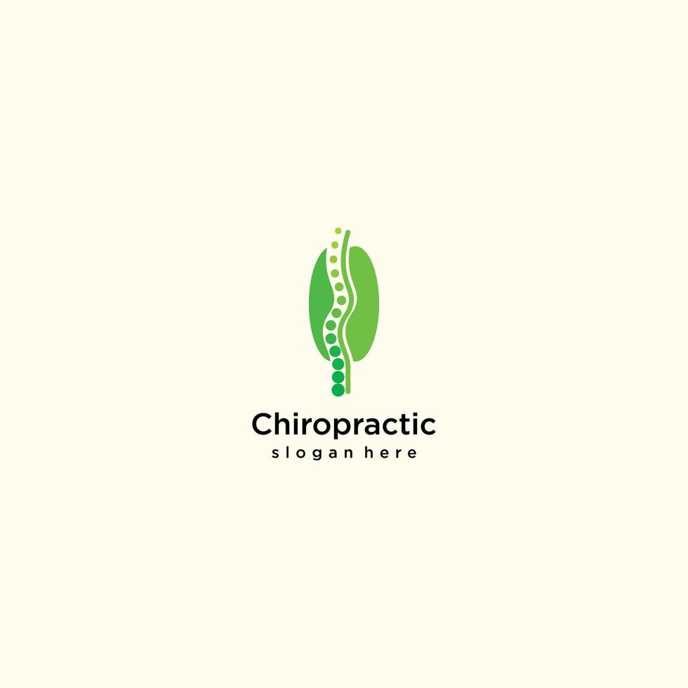 chiropratique logo conception unique concept vecteur