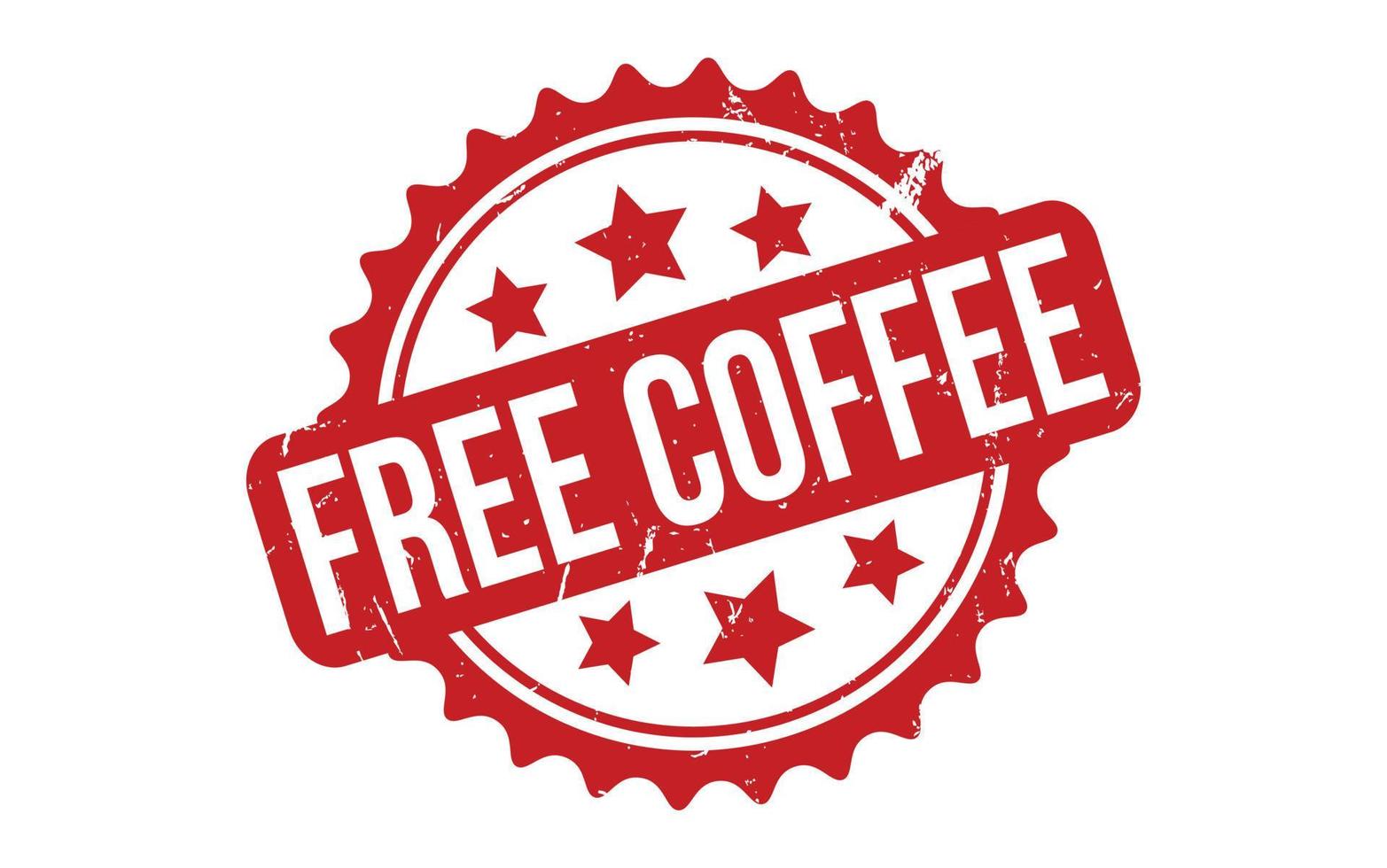 gratuit café caoutchouc timbre joint vecteur