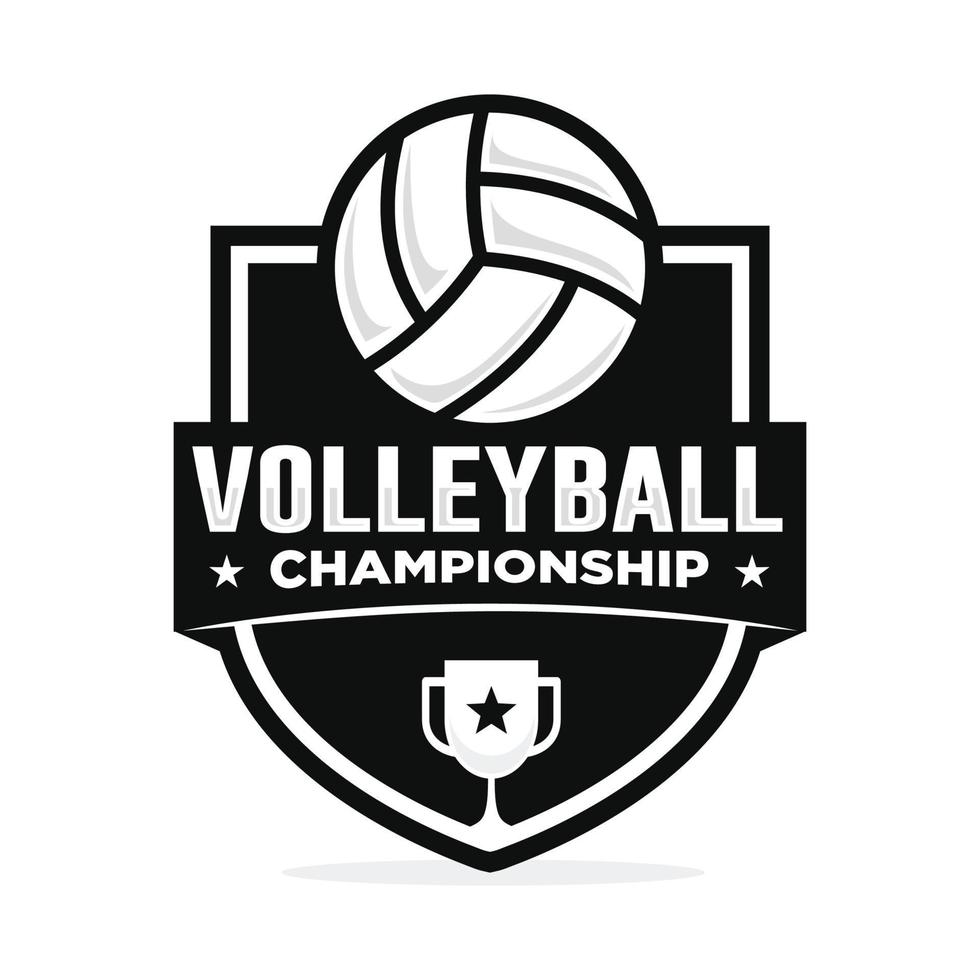 volley-ball logo conception vecteur illustration