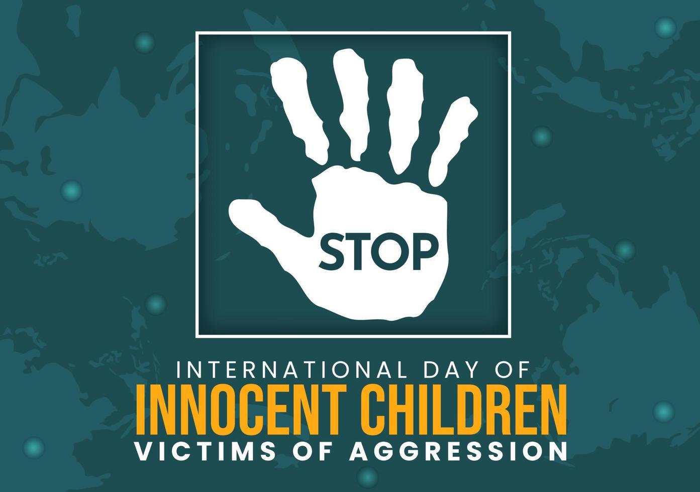 international journée de innocent les enfants victimes de agression vecteur illustration avec des gamins triste pensif et pleure dans plat dessin animé main tiré modèles