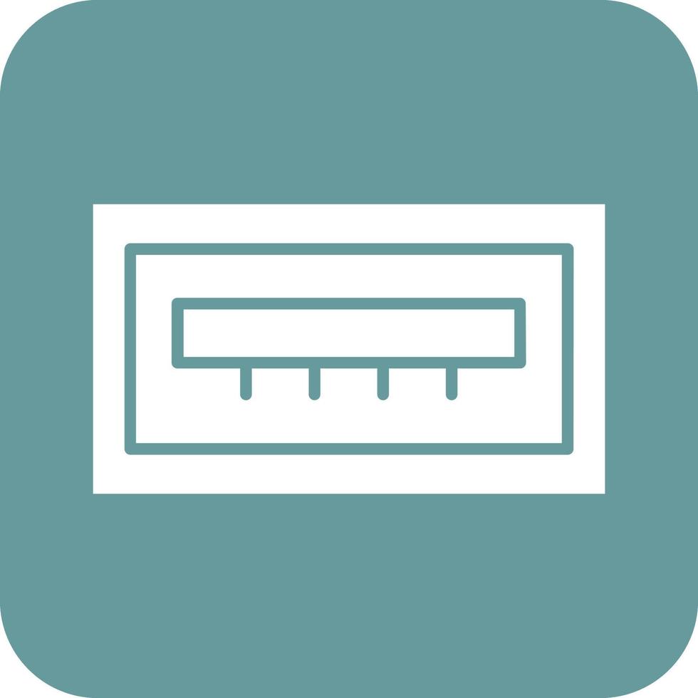conception d'icône de vecteur de port usb