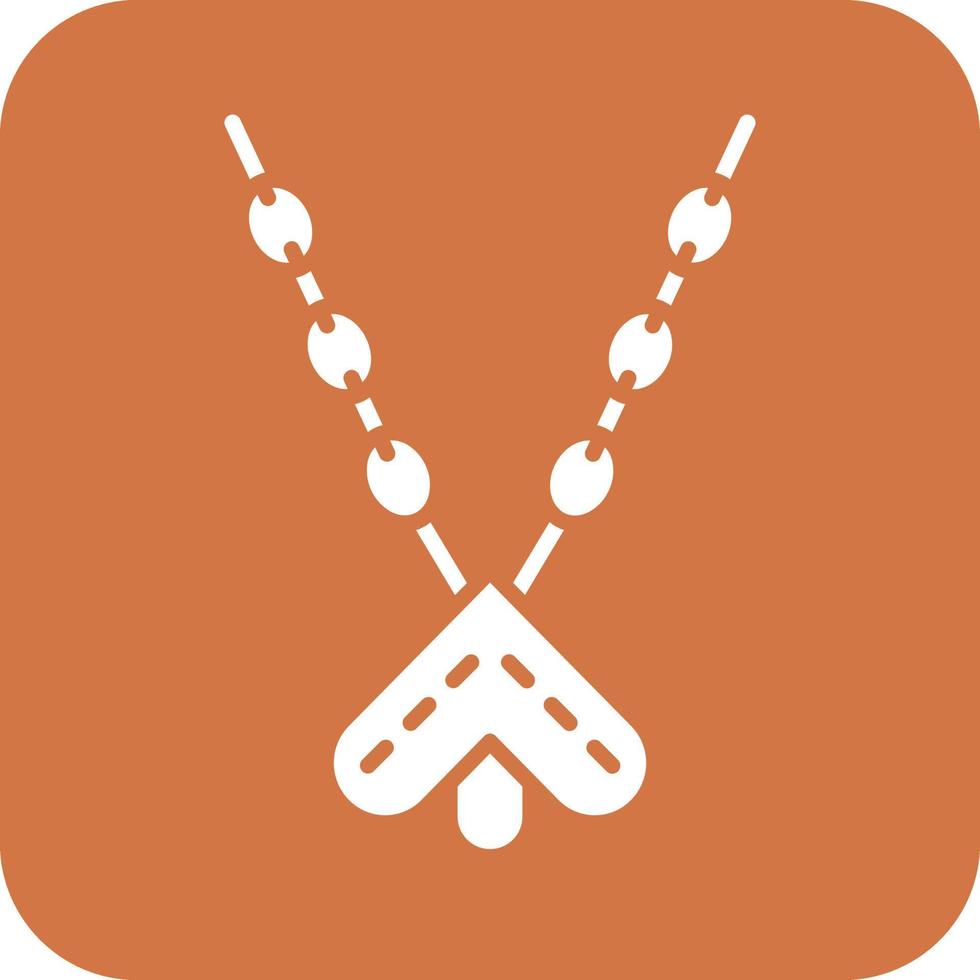 conception d'icône de vecteur de collier