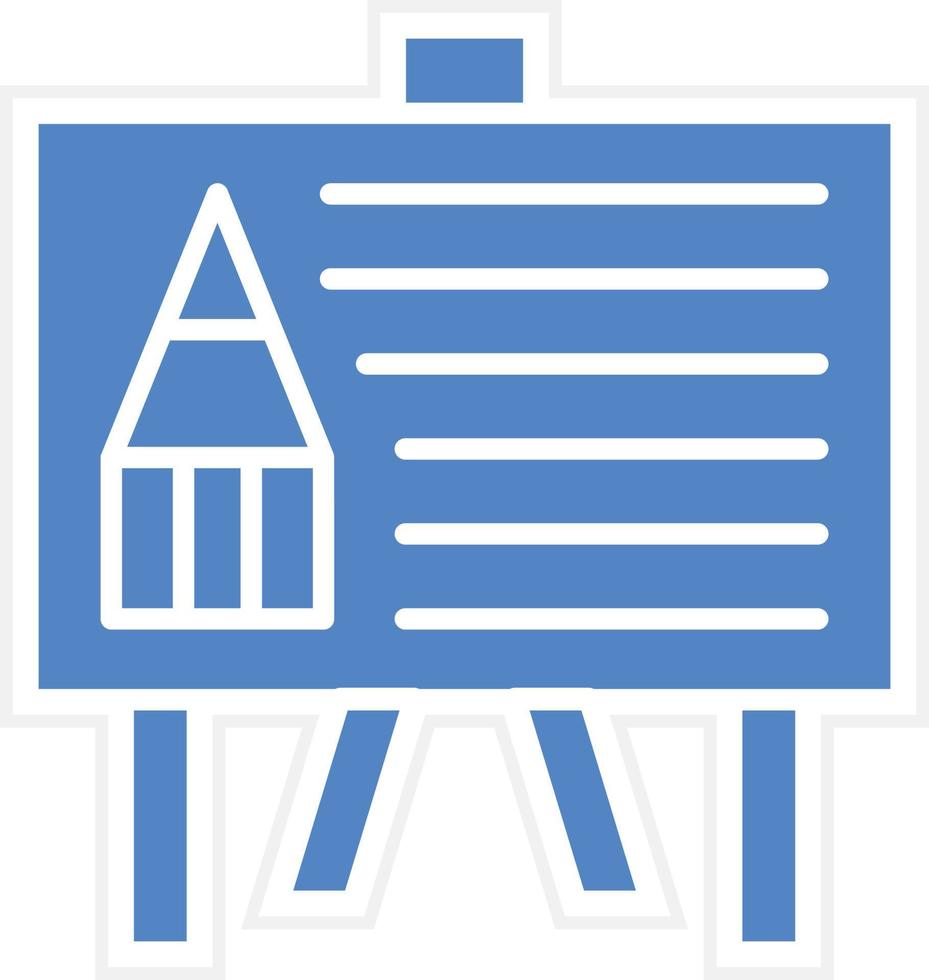 conception d'icône de vecteur de présentation