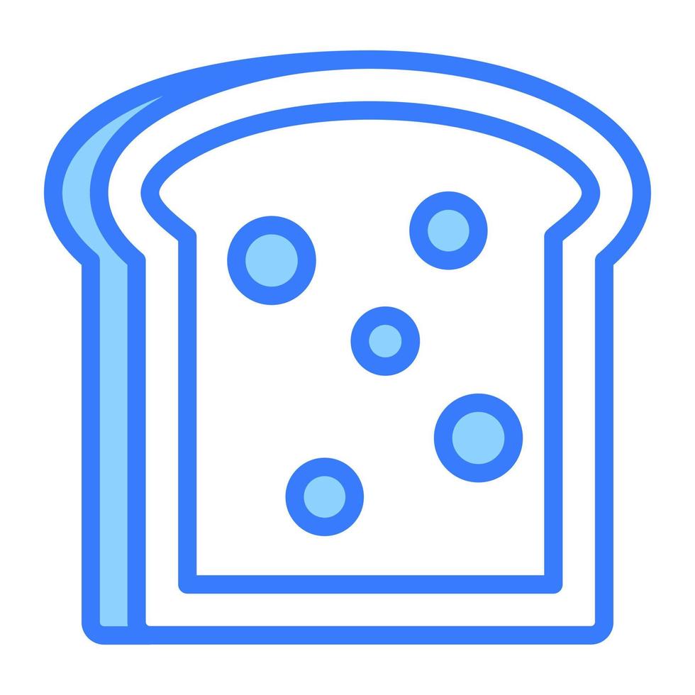 pain pain grillé vecteur conception dans branché style, facile à utilisation icône