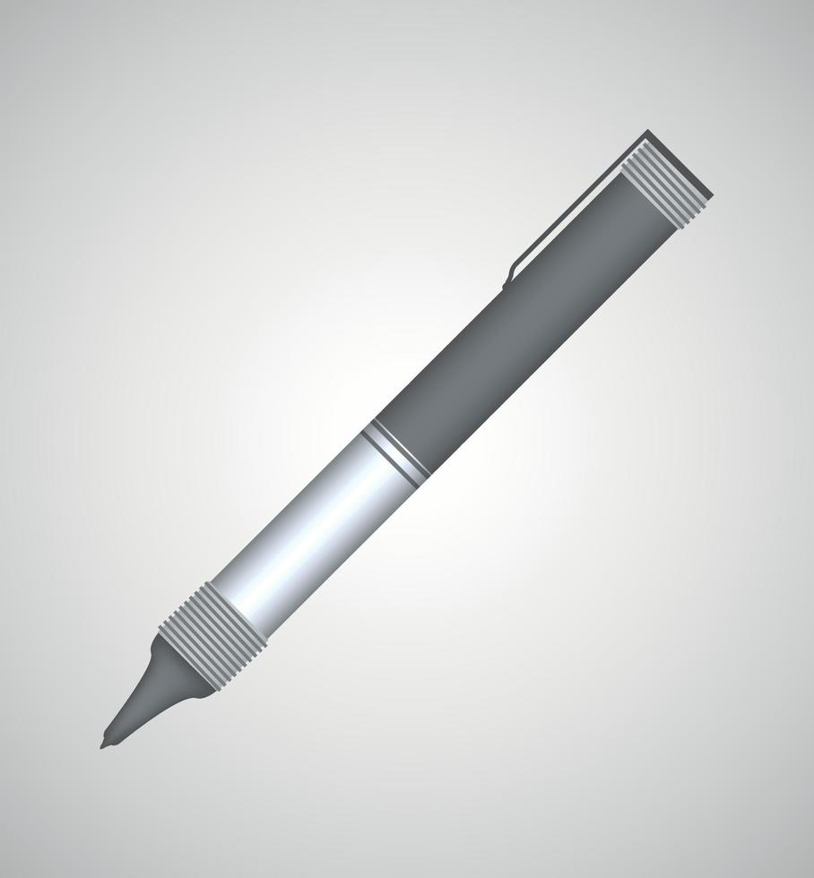 vecteur graphique de une stylo