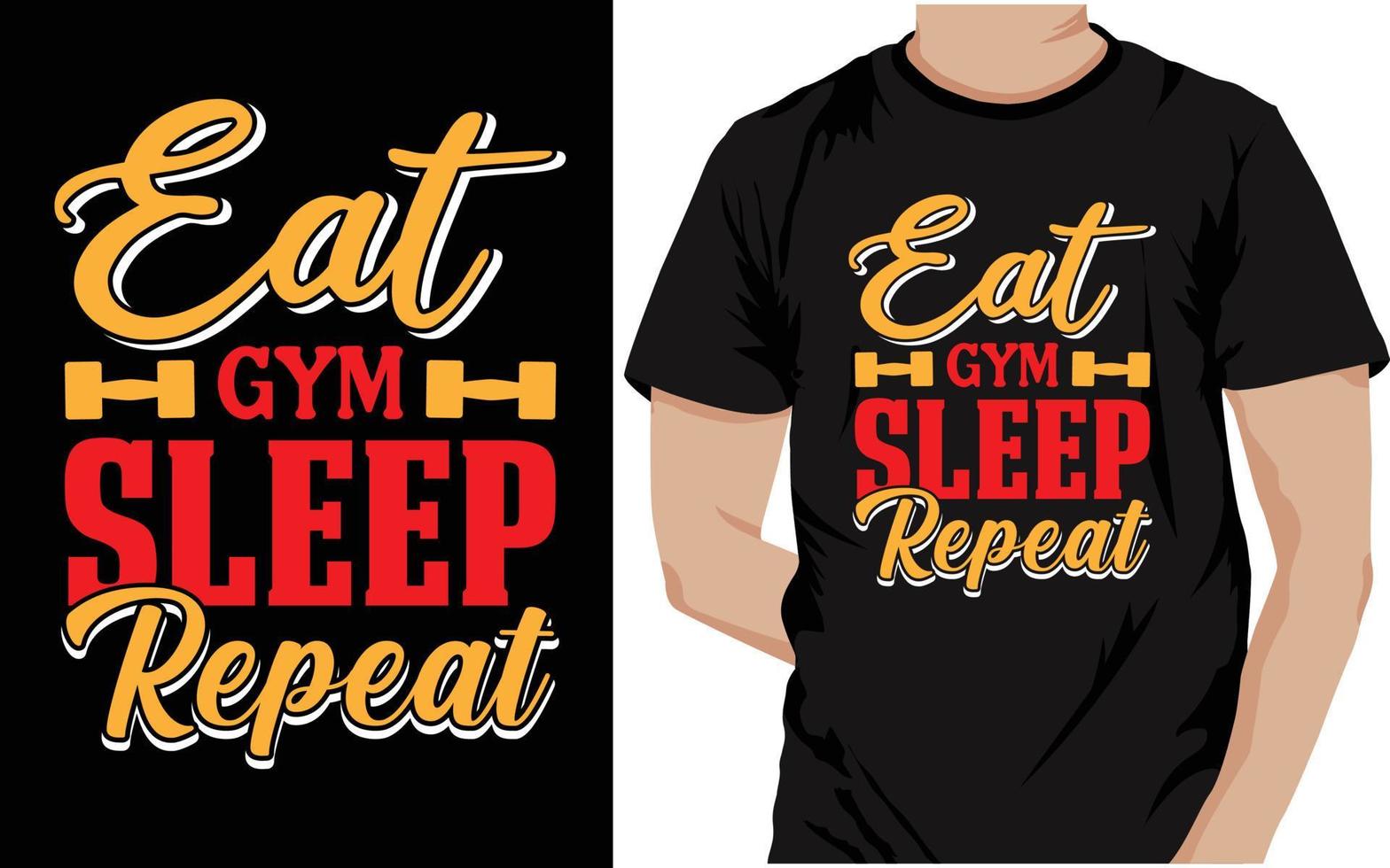 Gym T-shirt conception modèle, Gym faire des exercices T-shirt, Gym t-shirts pour Dames, Gym logo T-shirt vecteur