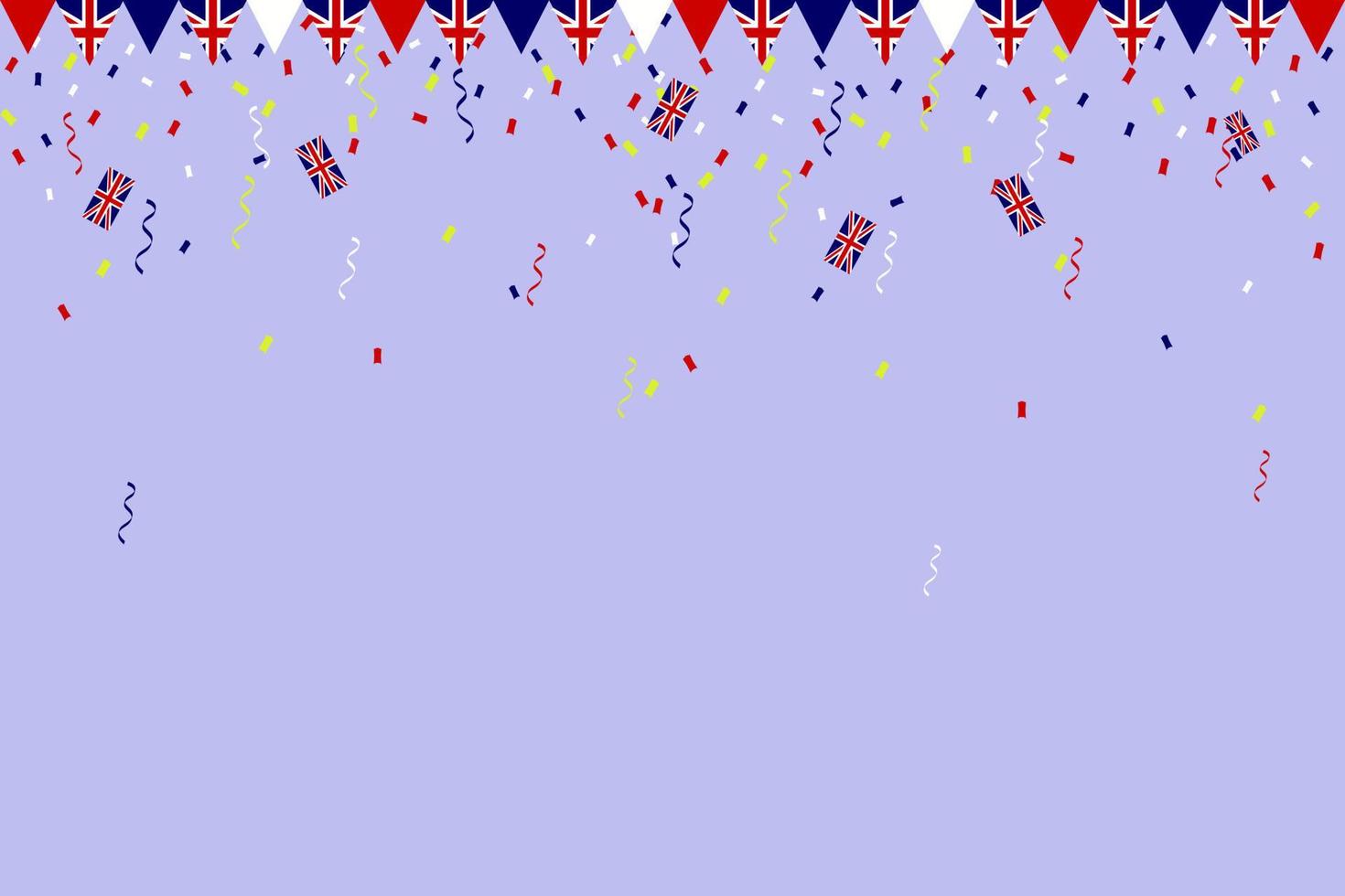 fête Royaume-Uni syndicat jack drapeau Contexte vecteur illustration fête et anniversaire Contexte