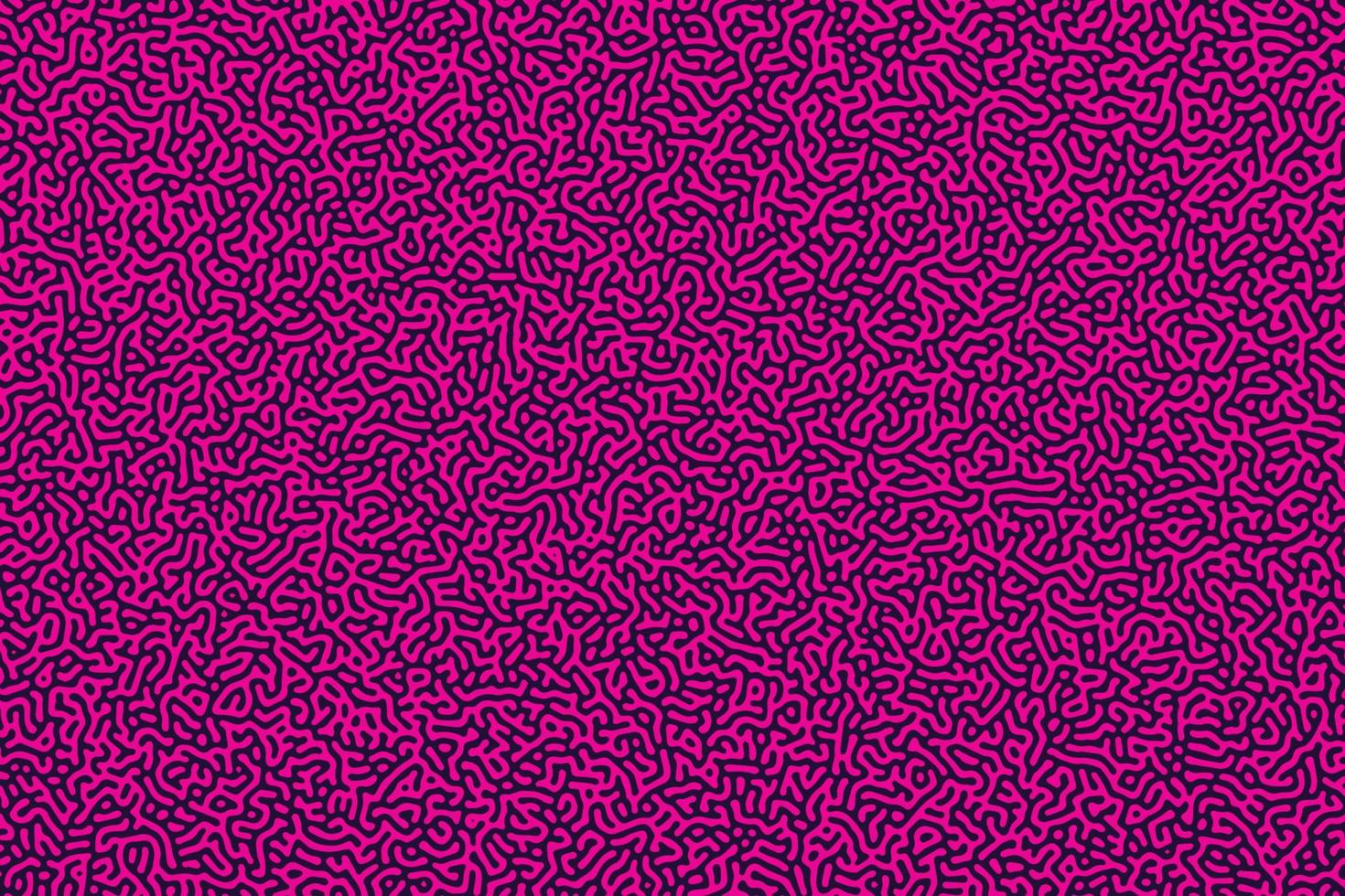 rétro rose et violet turing réaction la diffusion sans couture modèle vecteur. génératif algorithme biologique lignes texture Contexte. vecteur