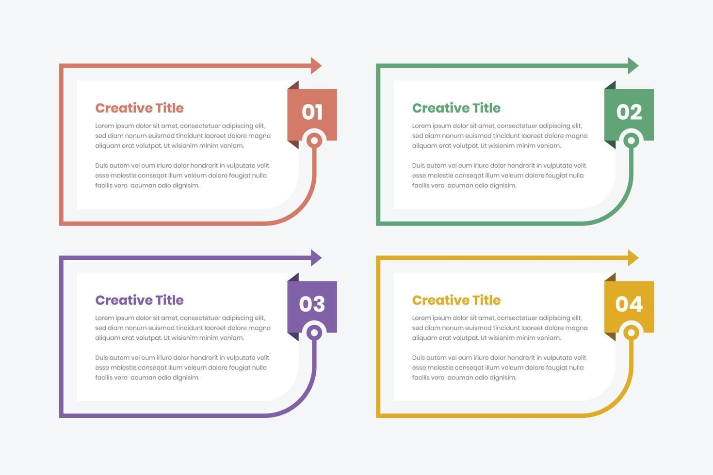 affaires infographie modèle conception avec abstrait La Flèche forme vecteur