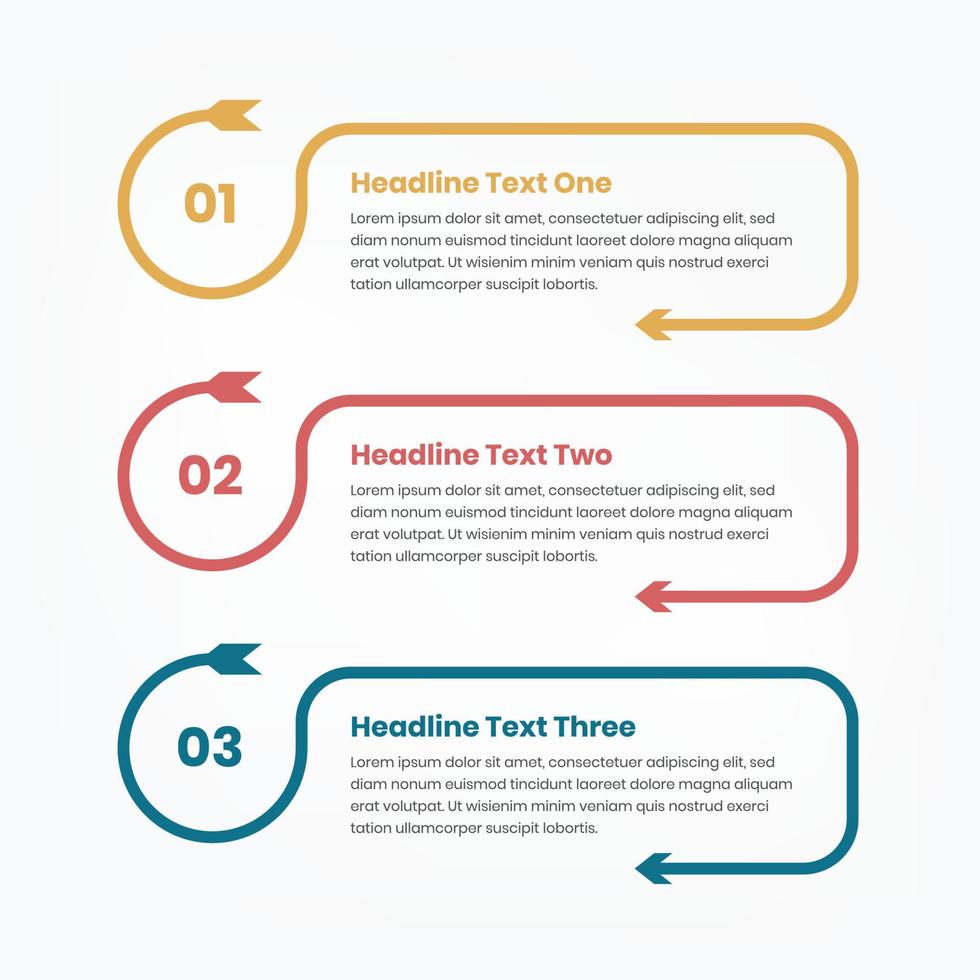 affaires infographie modèle avec circulaire La Flèche forme pour Les données présentation vecteur