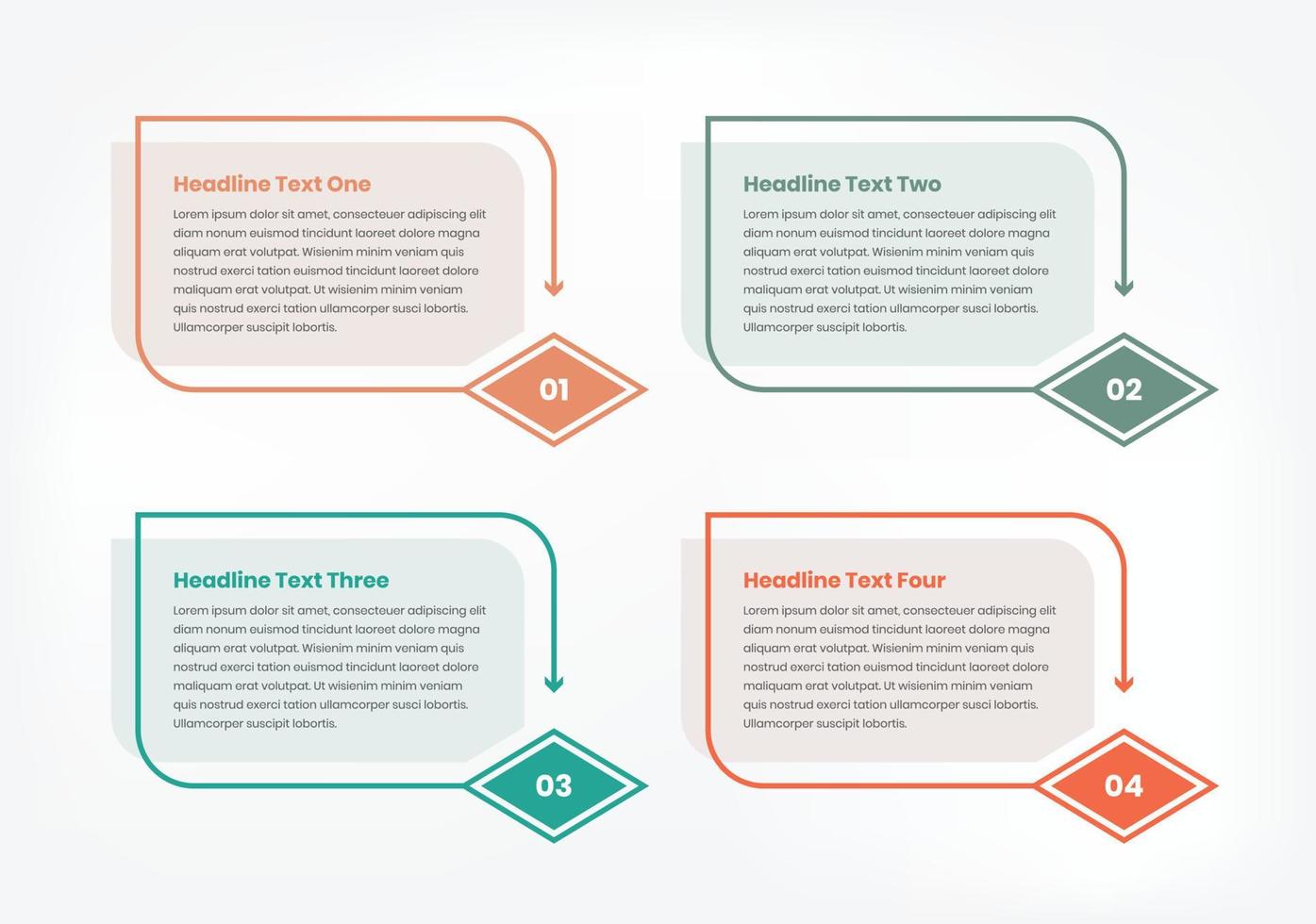 infographie texte présentation modèle avec nombre et abstrait forme vecteur