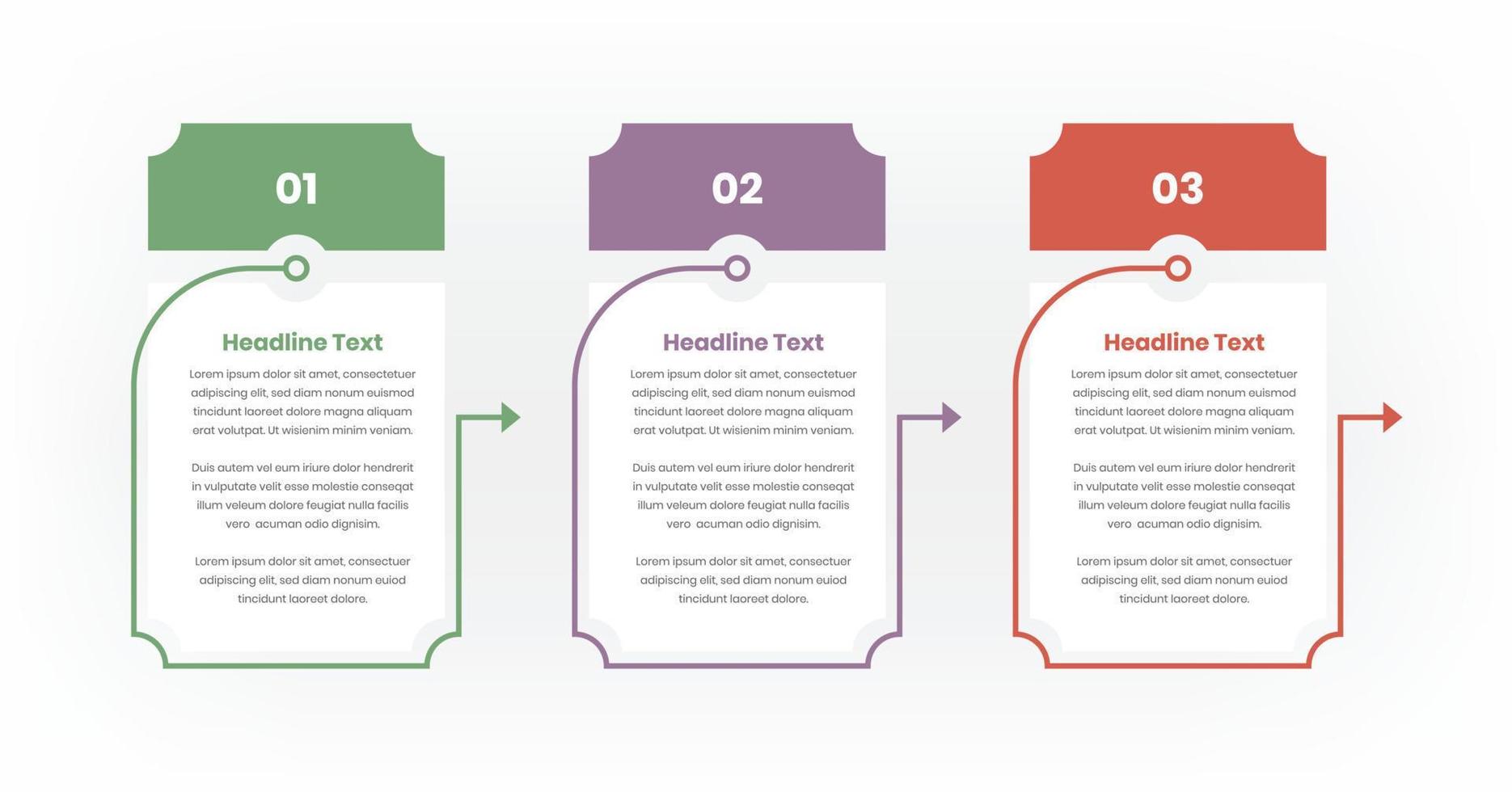 minimal affaires pas infographie avec abstrait coin Couper forme et La Flèche ligne pour texte présentation vecteur