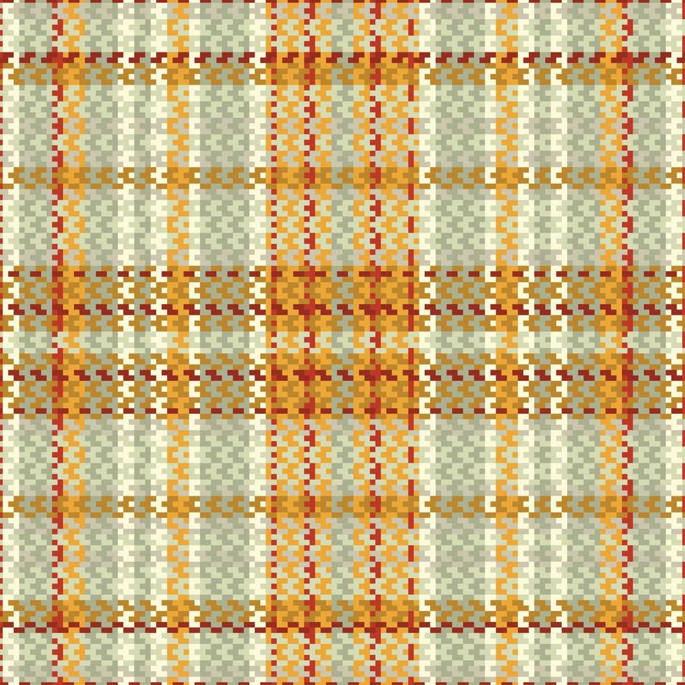 motif de couleur halloween tartan ou plaid. vecteur