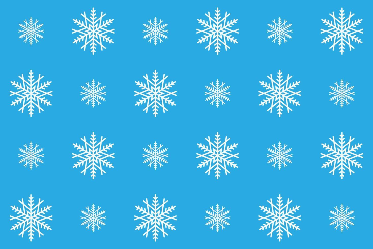 flocons de neige neige minimal vecteur modèle sur lumière bleu Contexte. pour Noël fête, intérieur, cadeau envelopper, des murs, emballage. pro vecteur modèle.