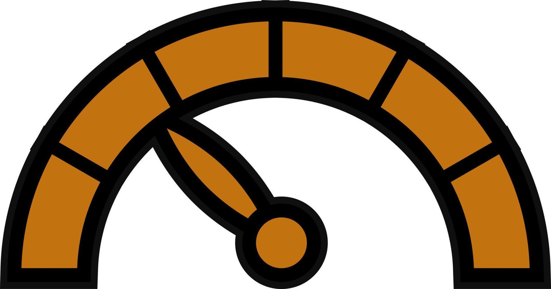 conception d'icône de vecteur de compteur de vitesse