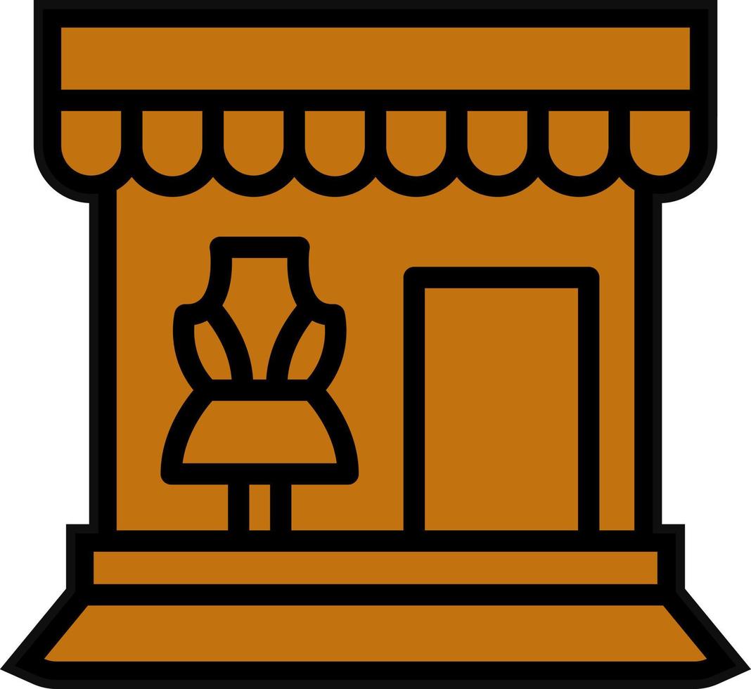 conception d'icône de vecteur de boutique