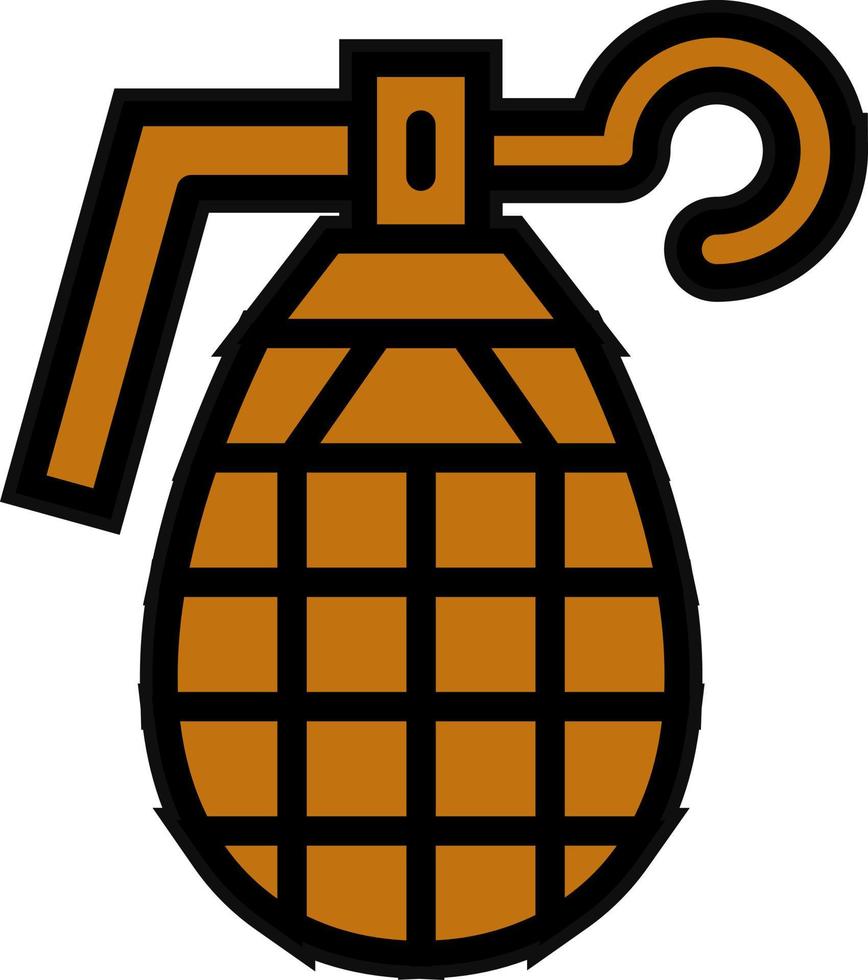 conception d'icône de vecteur de grenade