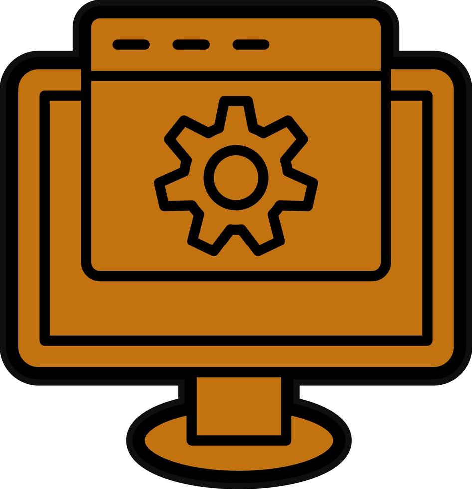 conception d'icône de vecteur de logiciel