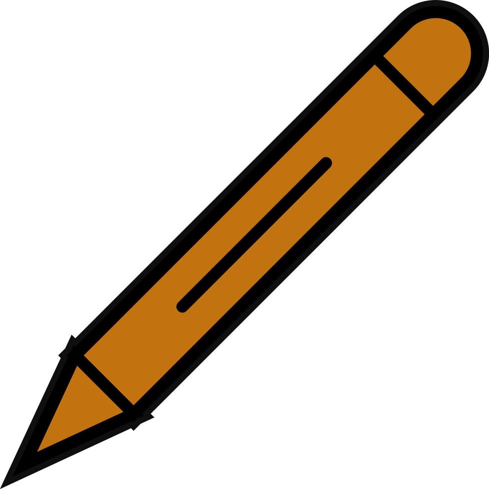 conception d'icône vecteur crayon